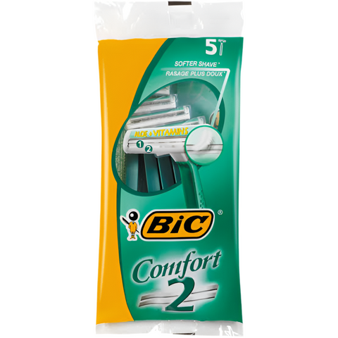 Bic Comfort 2 Razor x 5