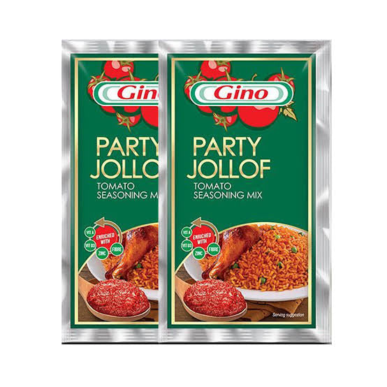Gino Party Jollof Tomato Paste 2Sachets 65g
