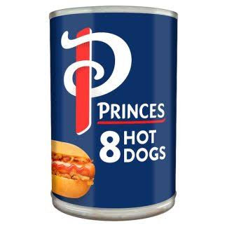 Princes 8 Hotdogs 400g