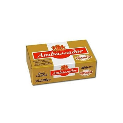Ambassador Unsalted Butter 200g