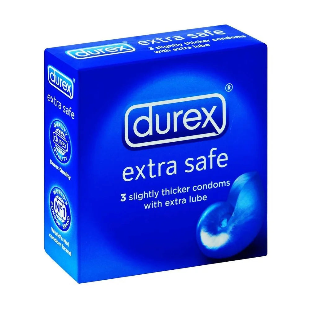 Durex Extra Safe Condoms (Thicker for Enhanced Protection)
